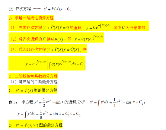 贵州专升本高等数学知识点